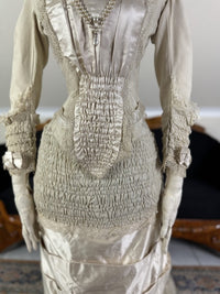 MISS DAVIES Princess Style Wedding Dress, England, ca. 1878