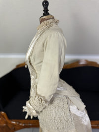 MISS DAVIES Princess Style Wedding Dress, England, ca. 1878