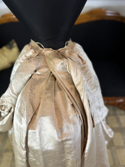 Antique Bustle Dress Skirt, ca. 1880