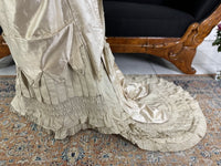 MISS DAVIES Princess Style Wedding Dress, England, ca. 1878