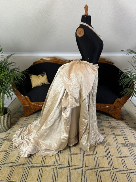 Antique Bustle Dress Skirt, ca. 1880