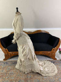 MISS DAVIES Princess Style Wedding Dress, England, ca. 1878