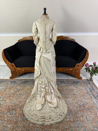MISS DAVIES Princess Style Wedding Dress, England, ca. 1878