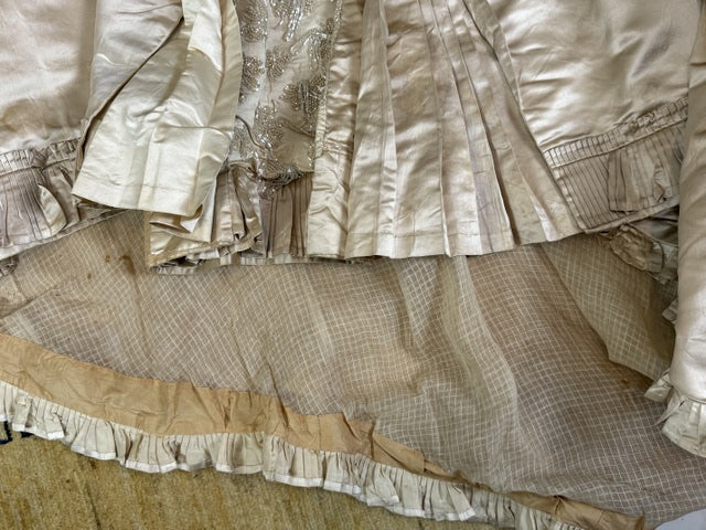 Antique Bustle Dress Skirt, ca. 1880