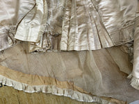 Antique Bustle Dress Skirt, ca. 1880