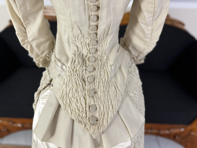 MISS DAVIES Princess Style Wedding Dress, England, ca. 1878