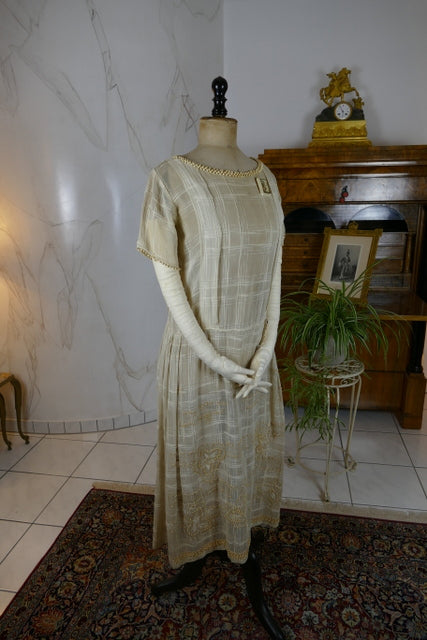 Bone Aplications Afternoon Dress, America, ca. 1922
