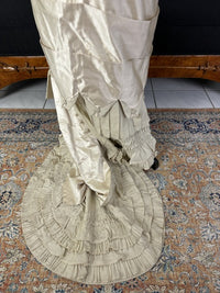 MISS DAVIES Princess Style Wedding Dress, England, ca. 1878