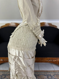 MISS DAVIES Princess Style Wedding Dress, England, ca. 1878