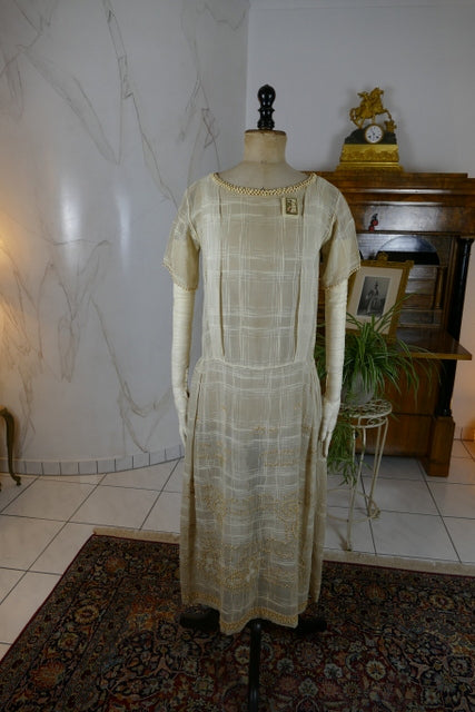 Bone Aplications Afternoon Dress, America, ca. 1922