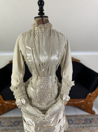 MISS DAVIES Princess Style Wedding Dress, England, ca. 1878