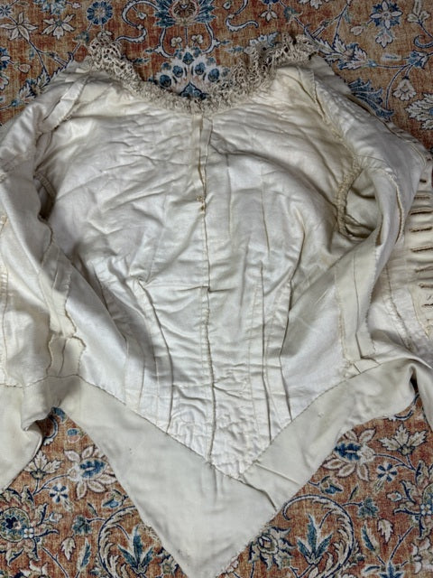 MISS DAVIES Princess Style Wedding Dress, England, ca. 1878