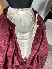 Burgundy Evening and Afternoon Dress, ca. 1880