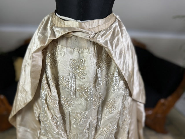Antique Bustle Dress Skirt, ca. 1880