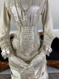 MISS DAVIES Princess Style Wedding Dress, England, ca. 1878