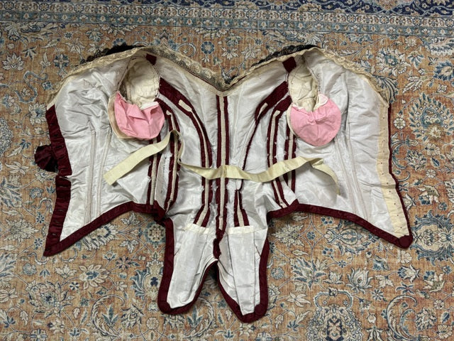 Burgundy Evening and Afternoon Dress, ca. 1880