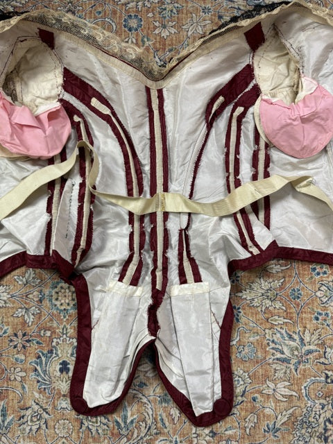 Burgundy Evening and Afternoon Dress, ca. 1880