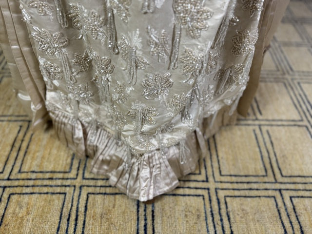 Antique Bustle Dress Skirt, ca. 1880