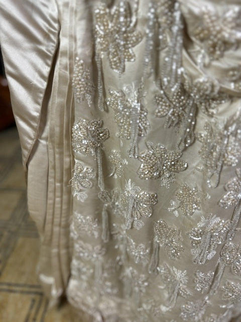 Antique Bustle Dress Skirt, ca. 1880