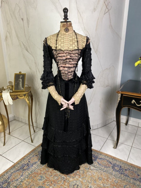 Antique English Afternoon Dress, ca. 1896 – ANTIQUE GOWN