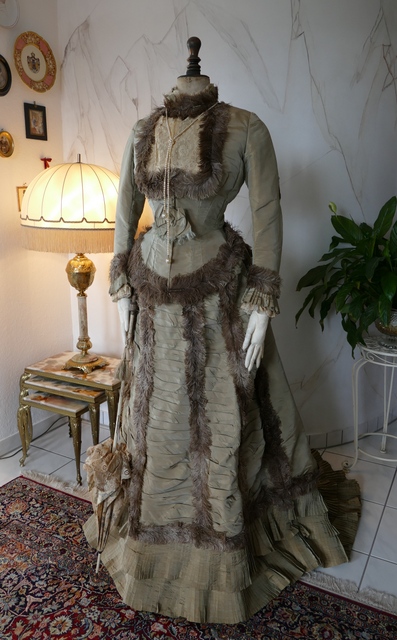 Bustle Gown, Empress Eugénie, ca. 1876 