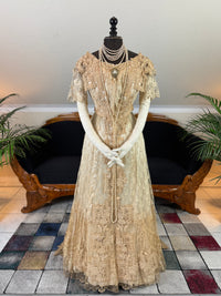 Antique Edwardian Evening Dress, ca. 1906