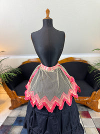 Jupe en tulle victorienne antique, vers 1858