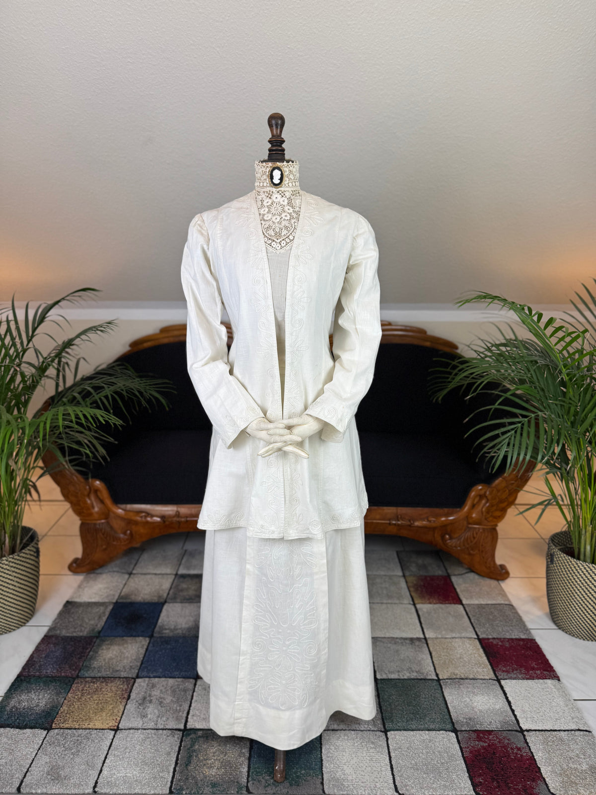 Antique Edwardian Walking Dress, America, ca. 1906