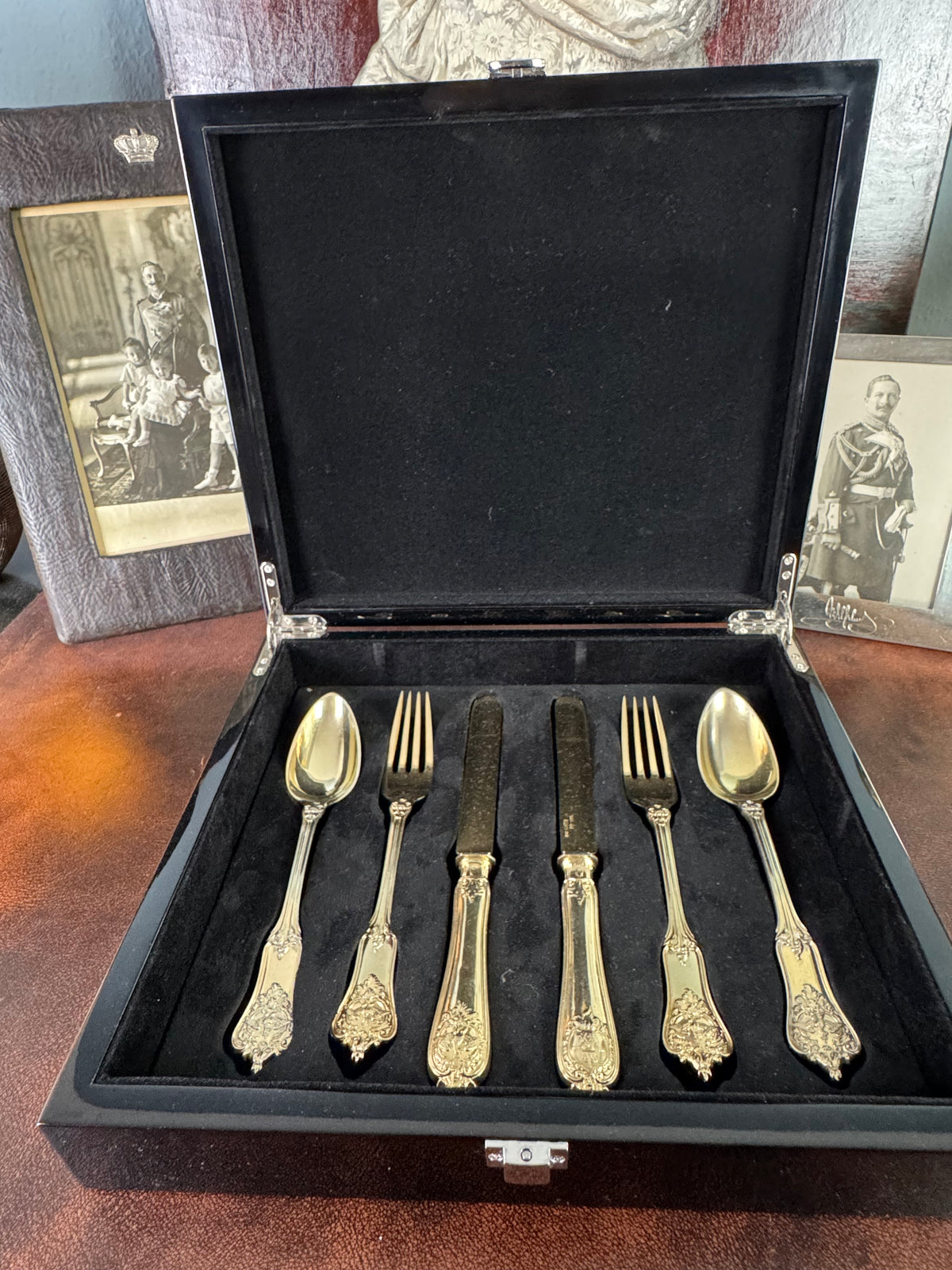 Gilded Silver Cutlery, Rococo Service, Emperor Wilhelm II