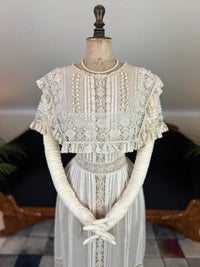 Antique Edwardian Tea Dress, America, ca. 1906