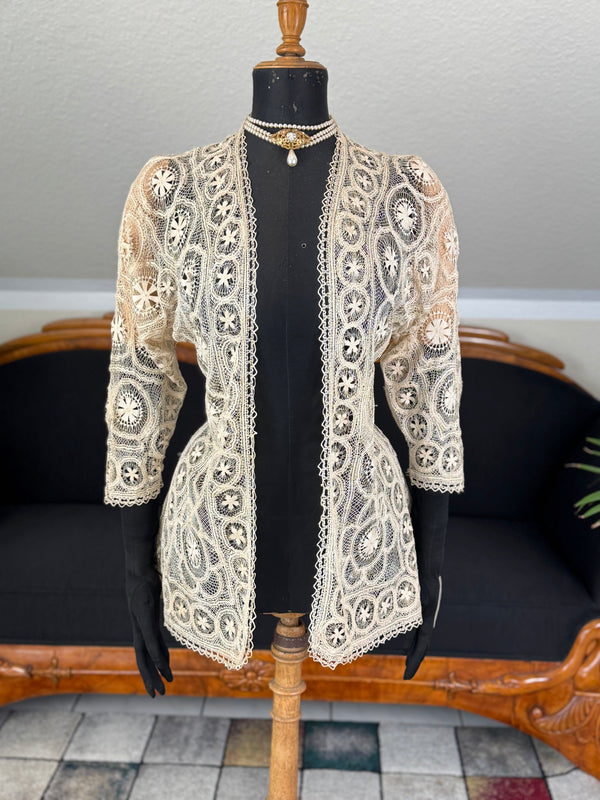 Tenerife Lace Jacket, ca. 1911