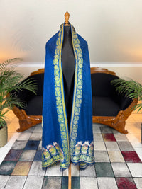 Rococo Elegance in Spitalfields Silk – Antique Stole, ca. 1790