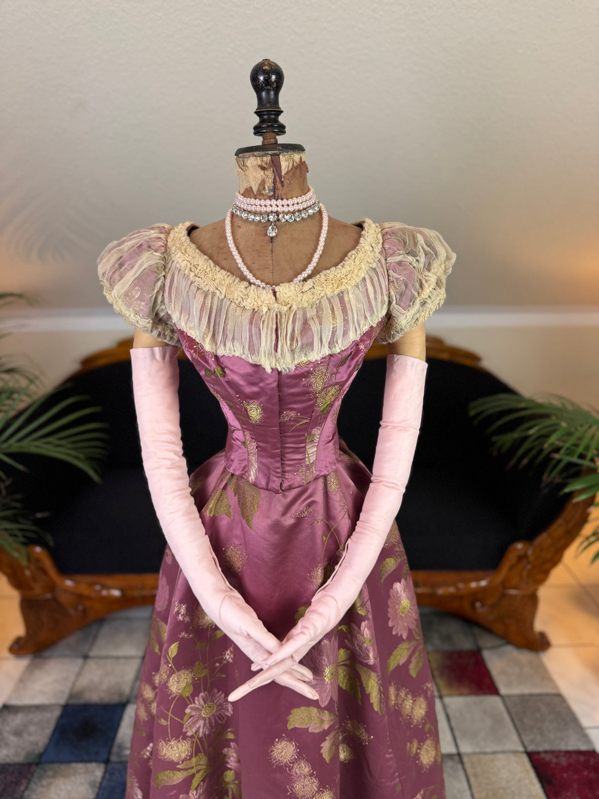 Antique Victorian Ball Gown, ca. 1895