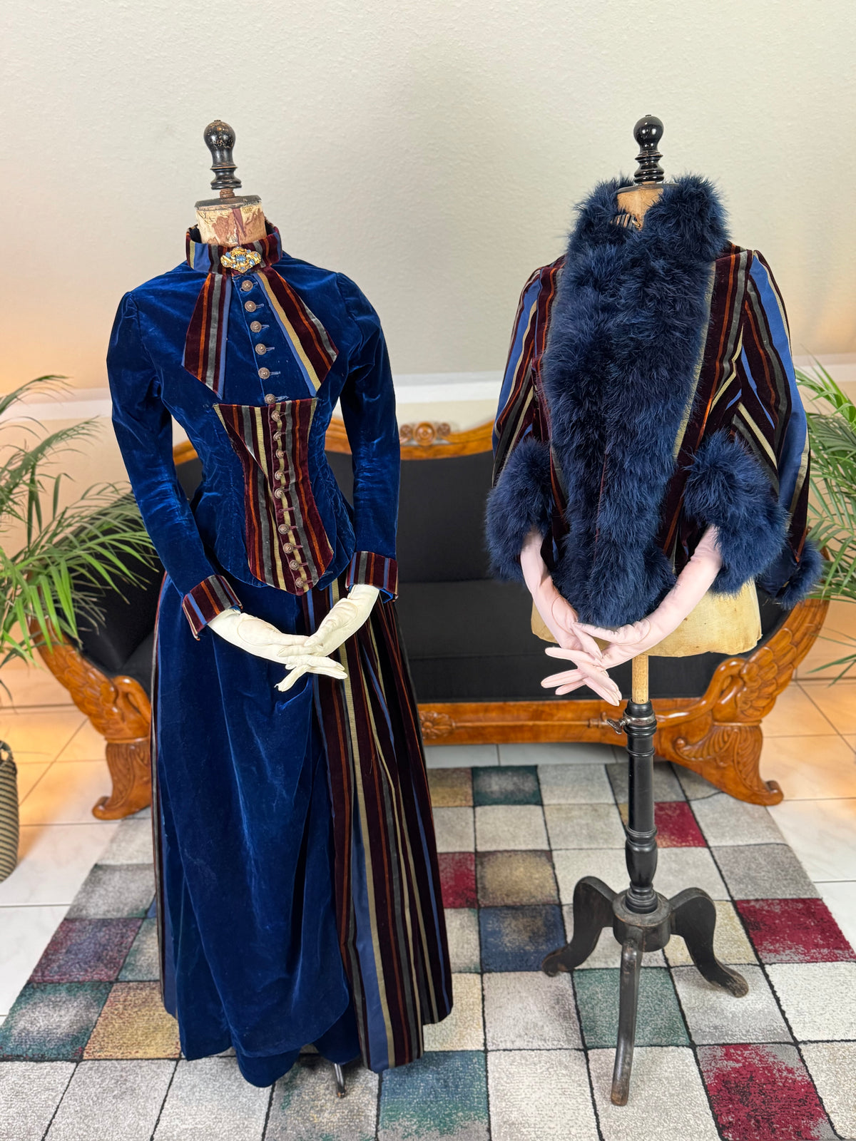 Winter Visiting Gown, America, ca. 1885 // Winter-Besuchskleid, Amerika, ca. 1885