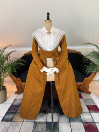 Rococo Cannelé Silk Robe à l’Anglaise, ca. 1775