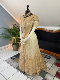 Antique Edwardian Evening Dress, ca. 1906