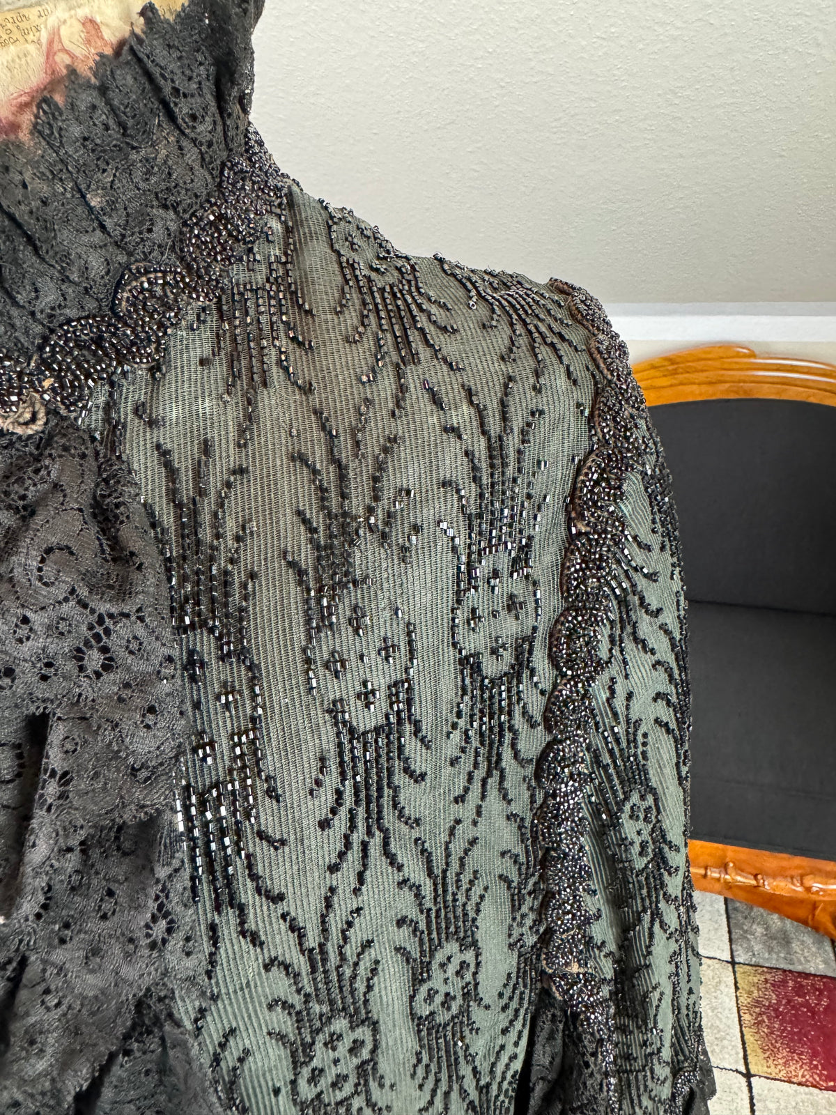 Antique Victorian Beaded Dolman, ca. 1884