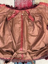 Ensemble de visite victorien antique, vers 1883