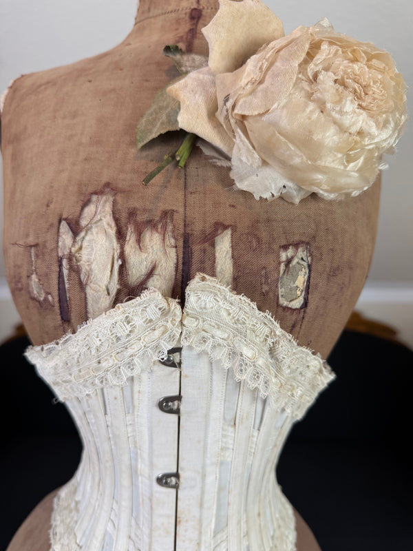 Corset victorien antique, ca. 1878