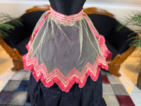 Jupe en tulle victorienne antique, vers 1858