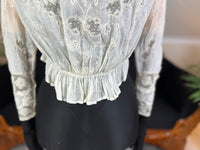 Irish Lace and Whitework Blouse, ca. 1908