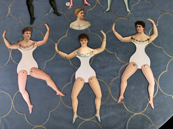 Cut Paper Dolls, Germany, ca. 1890s