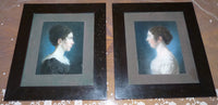 Pair of Empire Pastel Portraits, 1813 – L.H. Hessel, Nuremberg, Early 19th‑Century Art