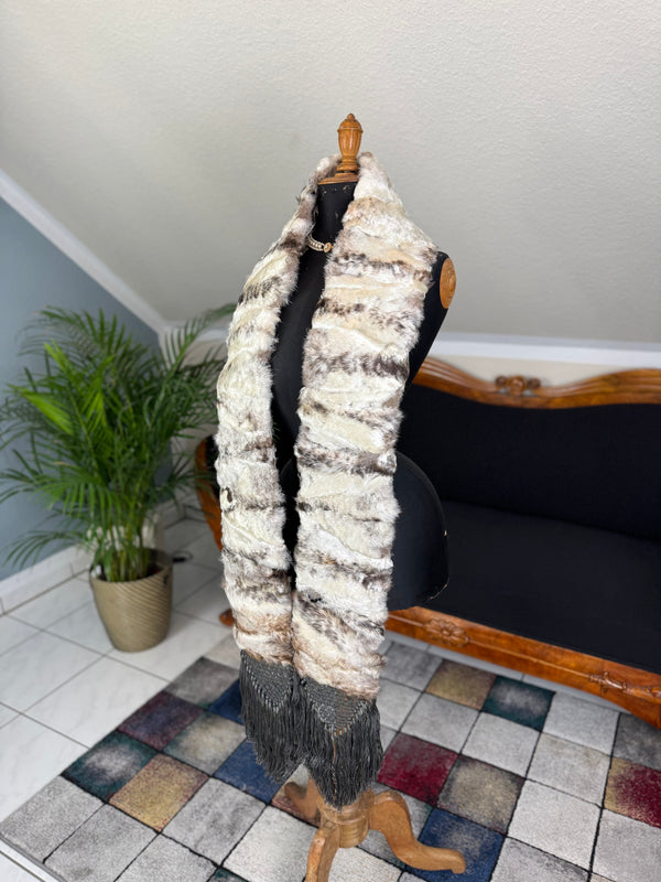 ROYAL Goose Feather Stole, from the estate of Princess Maria Immaculata of Bourbon-Sicily, ca. 1875