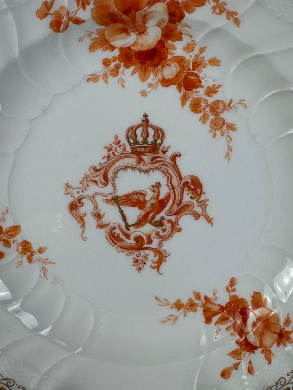 Neuosier Dinner Plate, Kaiser Wilhelm II, dated 1909