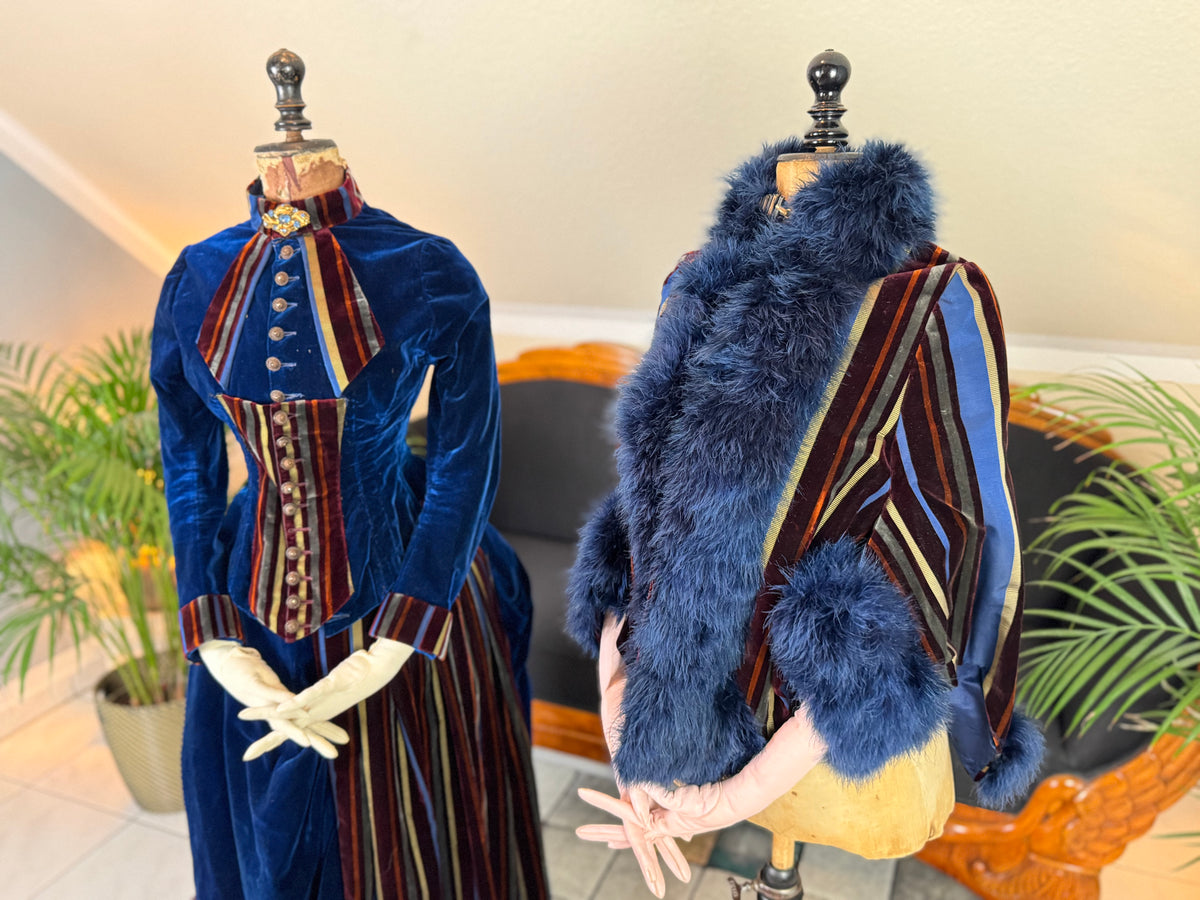Winter Visiting Gown, America, ca. 1885 // Winter-Besuchskleid, Amerika, ca. 1885