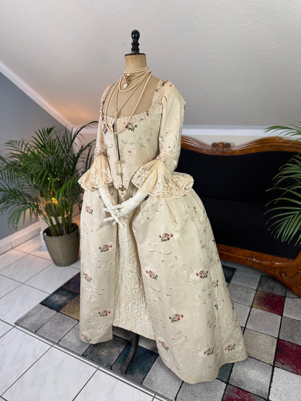 Rococo Robe á L'Anglaise and Petticoat, England, ca. 1770