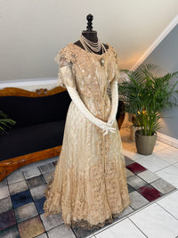 Antique Edwardian Evening Dress, ca. 1906
