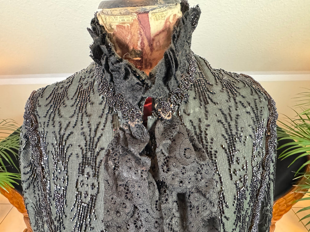 Antique Victorian Beaded Dolman, ca. 1884