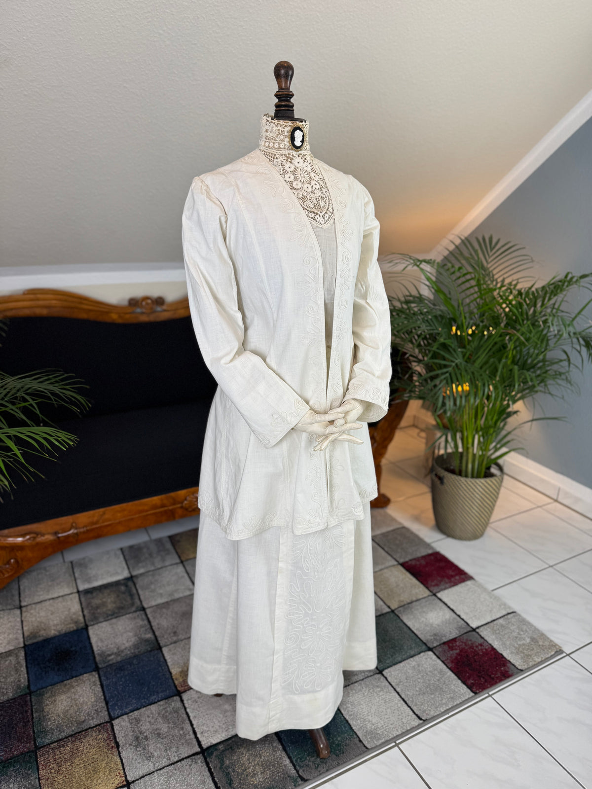 Antique Edwardian Walking Dress, America, ca. 1906
